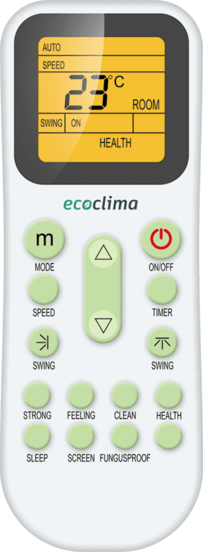Напольно-потолочная сплит-система Ecoclima ECLCF-H18/4R1C + ECL-H18/4R1C(U), белый